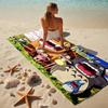 Custom Name Neighbor Totoro Stylish printed beach towel,a quick-drying, absorbent mat suitable for the beach, pool, gym, and travel fans gift