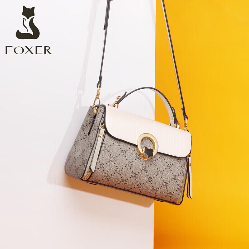 FOXER Women's Large Capacity Shoulder Crossbody Handbag