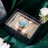 Kraft Paper Bowknot Decor Watch Gift Box Premium Watch Present Box  Jewelry store watch display box