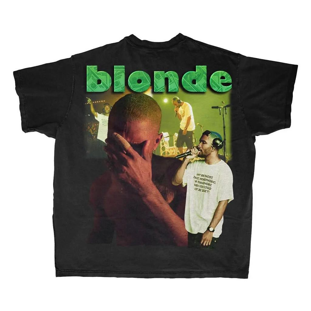 2025 Frank Ocean Rapper Hip Hop Blond Short Sleeve T-Shirt Men Cotton Streetwear Summer Women Fashion T Shirt Clothing Fans Gift