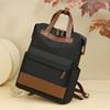 Women's Splicing Backpack Large Capacity Commuter Backpack