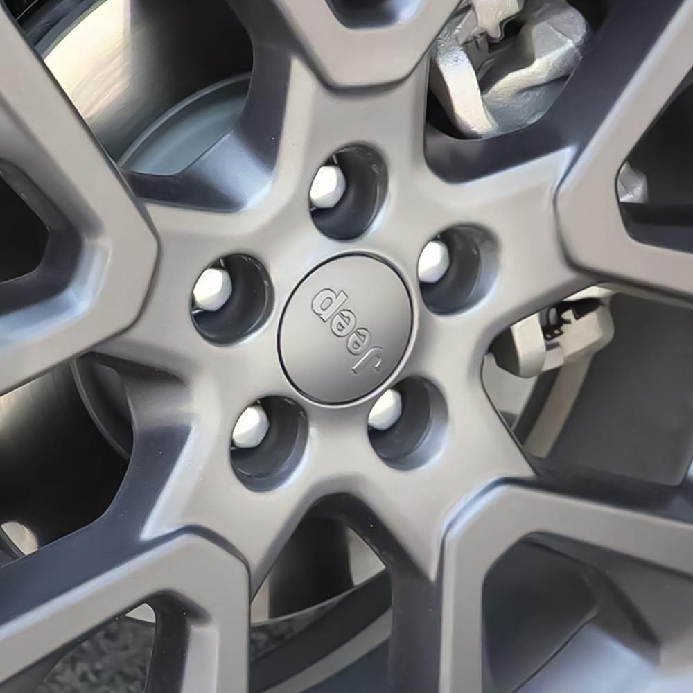 Cup Holders 4PCS 55/64mm Car Wheel Hub Caps Tire Hubcaps Stickers Decor Accessories For Jeep Renegade Wrangler jk Compass Cherok