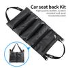 PU Leather Car Seatback Storage Bag Multifunctional Repair Toolkit Portable Electrician Auto Repair Bag for Vehicle