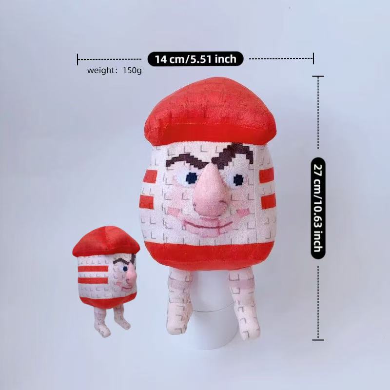 Steal A Brainrot Esok Sekolah Plush,No.9 House Stuffed Animal Plush Toys, Stuffed Animal Toy Kawaii Toys For Kids Christmas Gifts