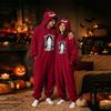 Tuta in Flanella Coordinata di Halloween per Coppie per Uomo e Donna