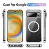 Phone Case for Google Pixel 8 9 10 Pro XL Luxury Clear Protect Cover for Google Pixel 10A 9A 8A Magnetic Wireless Charge Cases