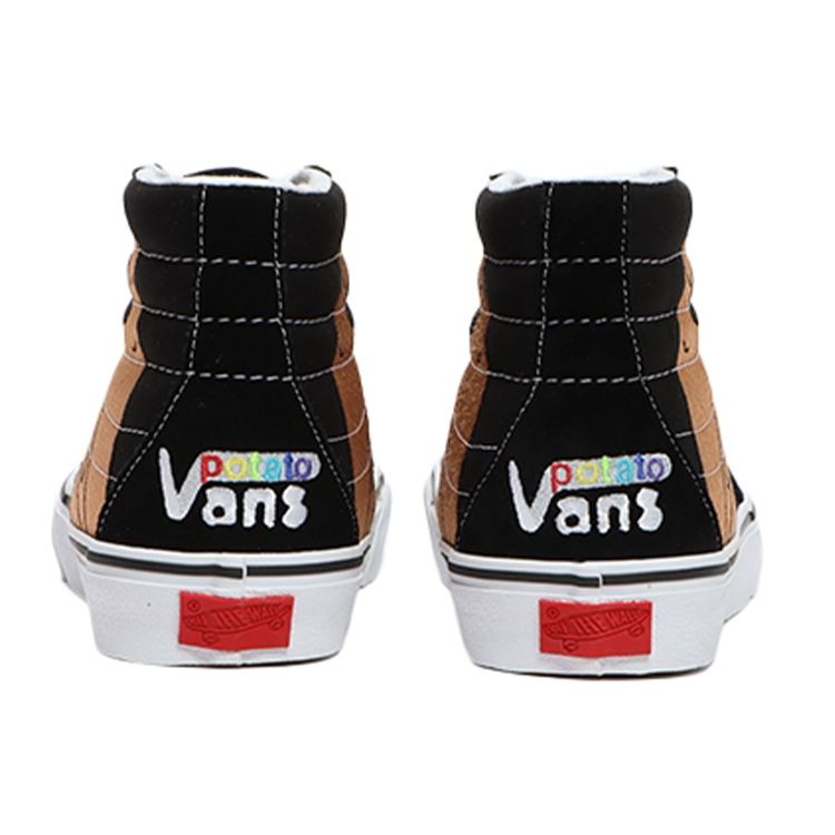 Vans Imran Potato x SK8-Hi VR3 LX Black Unisex Sneakers White Fenugreek VN0A5EE7B7H