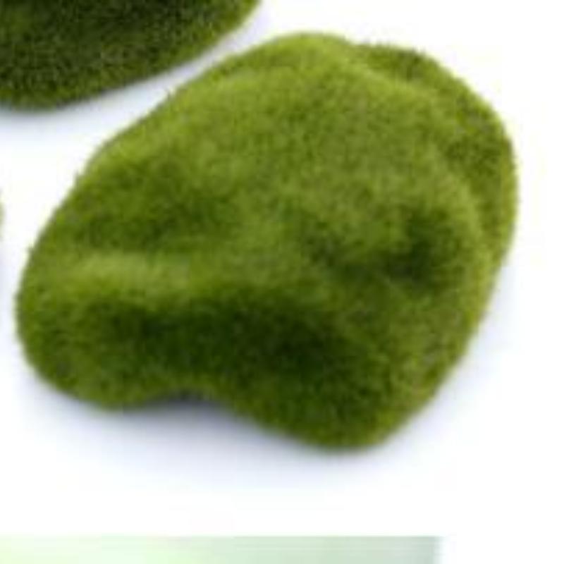 

3/6/8/10 см искусственные камни из зеленого мха, декоративные камни из искусственного зеленого мха, декоративные камни для дома и сада 1PC 3cm зелёный