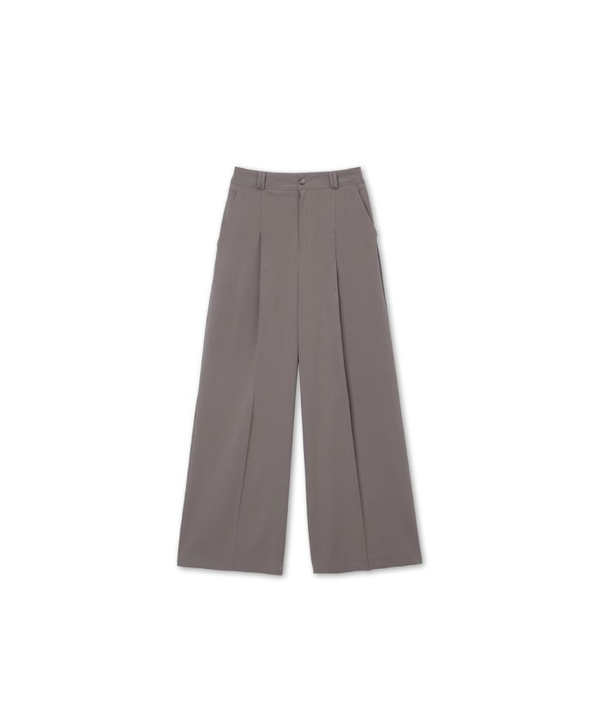 320SHOWROOM Essential Wide Slacks Khaki Beige