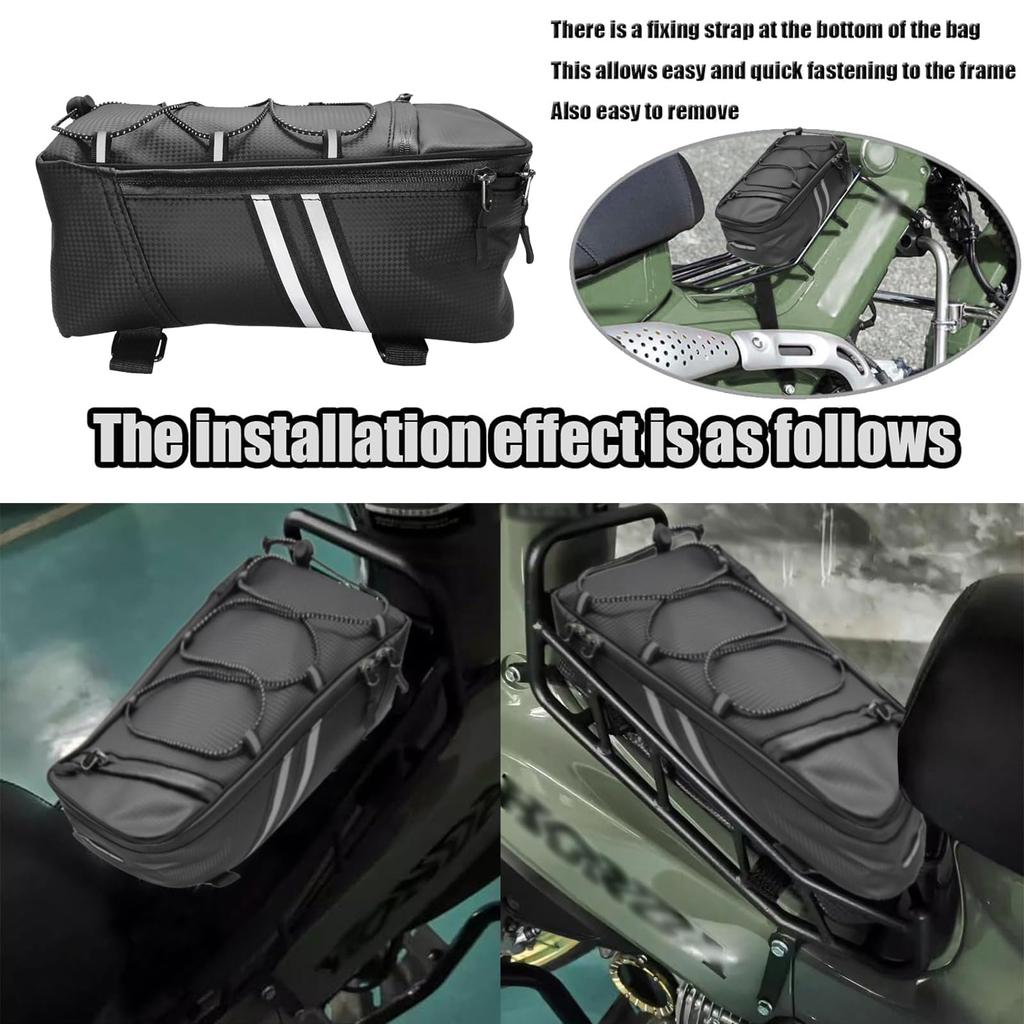 MAORANG FÜR Cross Cub Wasserdichte Tasche Motorradzubehör Cub Cross Cub CC110/CC50 Mittlere Ablage Tasche/Aufbewahrungstasche/Kamel CC110/CC50