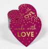 Inkdotpot Gold Foil Paper Hang Tags Made With Love Wedding Favor Tags 100