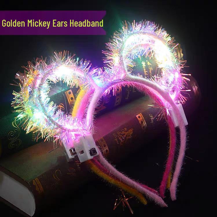 Luminous Feather Rabbit Ears Headband - Graduation Gift