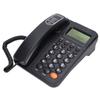KXT2027CID Corded Telephone Caller ID Semi Hands   24 Ringtones Fixed Landline Phone with Display for   Hotel(Black )