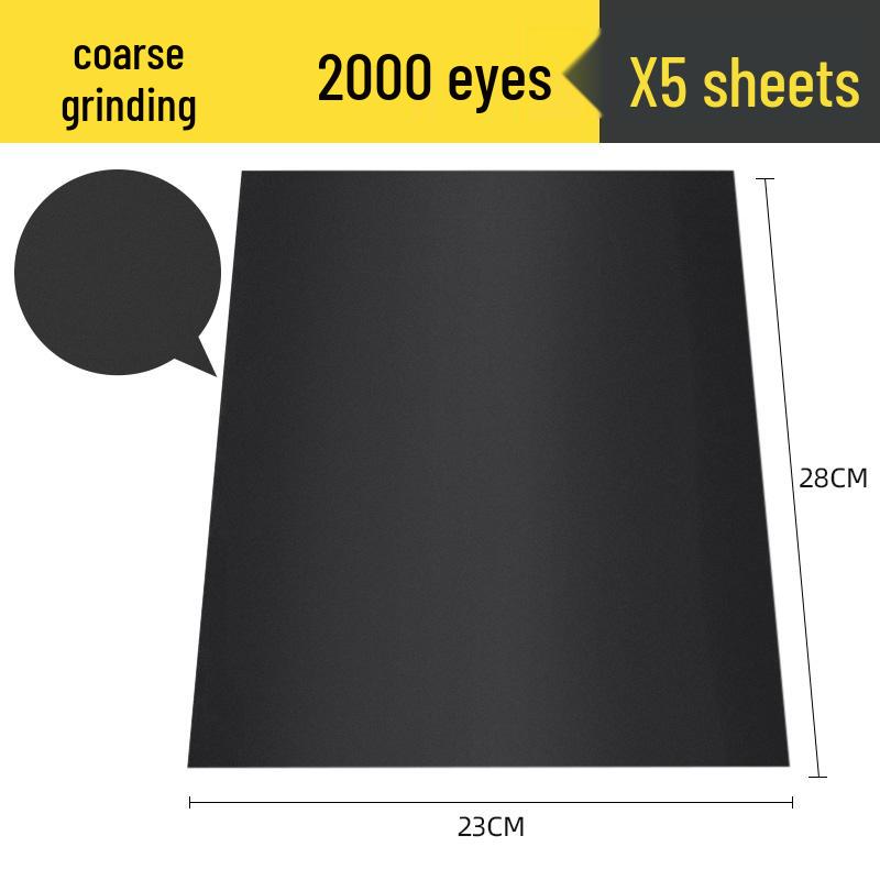 Ultra-Fine Adhesive Sandpaper for Polishing Corners, Walls, Wood, and Car Paint Surfaces