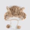 Sweet and cute sheep ears plush curly pullover hat women's autumn and winter warm windproof ear protection pullover hat
