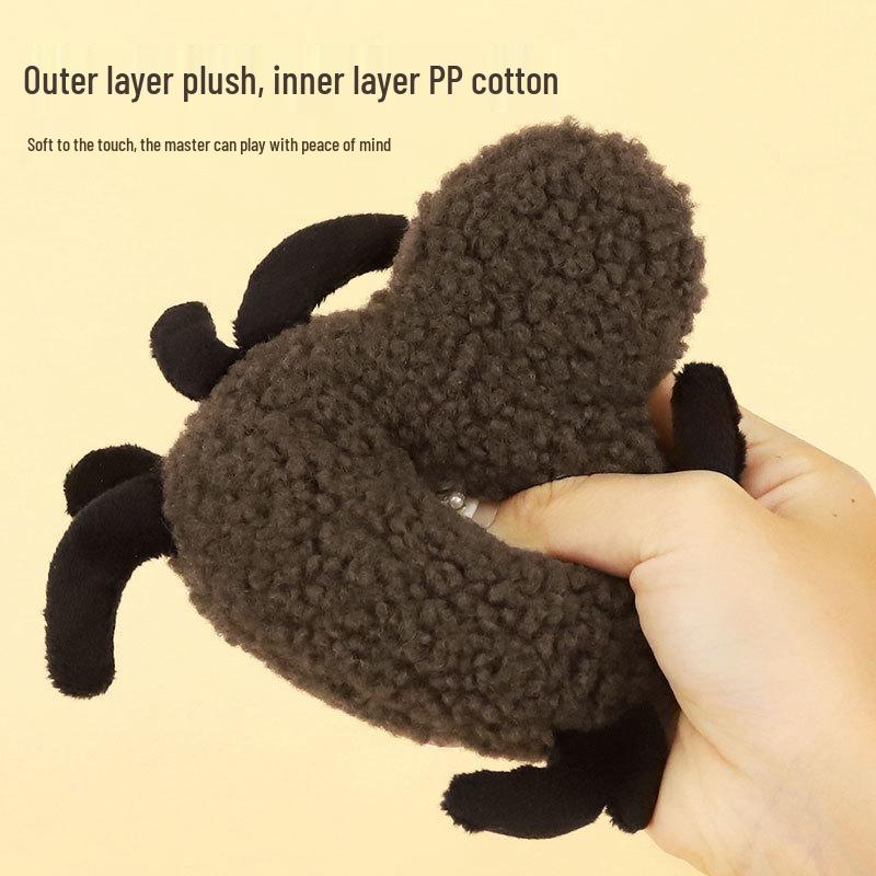 Halloween Catnip Spider Toy - Plush Tease Toy for Cats