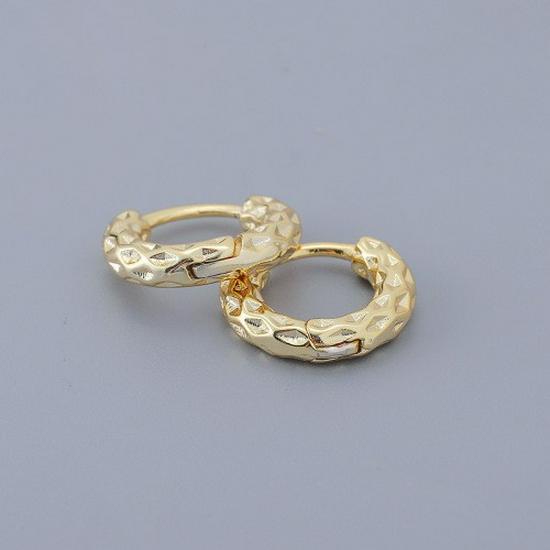 Korean Style Geometric Circle Earrings: Elegant, Versatile Ear Jewelry for Women and Students