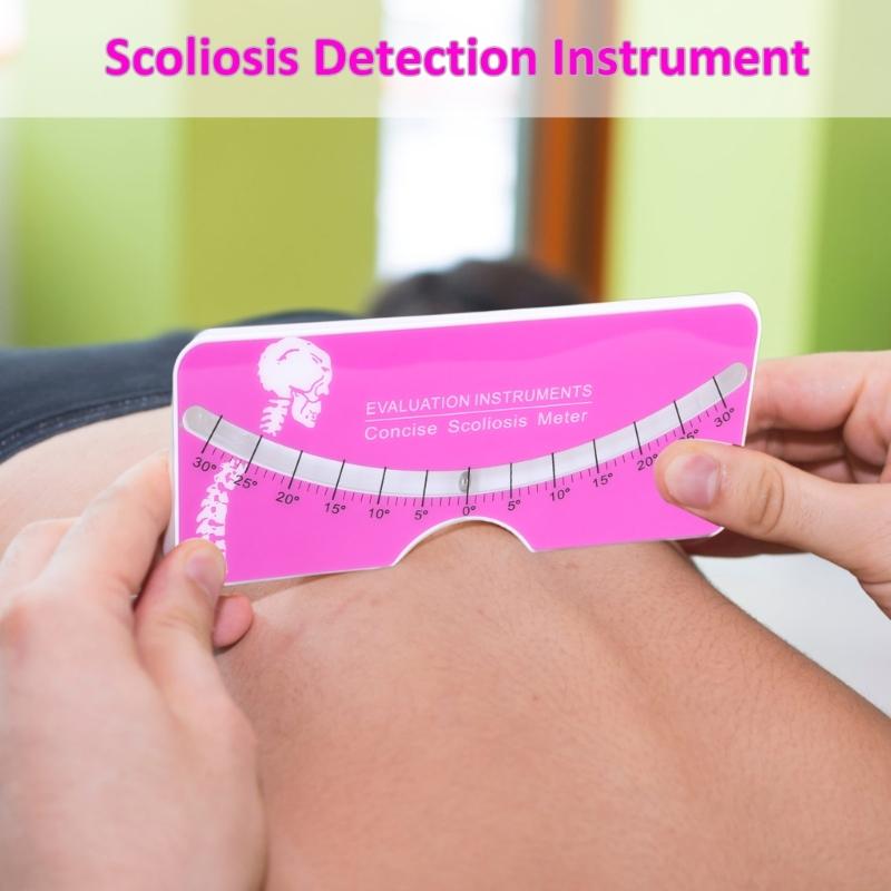 Scoliose Testmeter, Scoliose Meetinstrument 0-30° Meting Beoordeling Diagnose van Rug- en Wervelkolomscoliose
