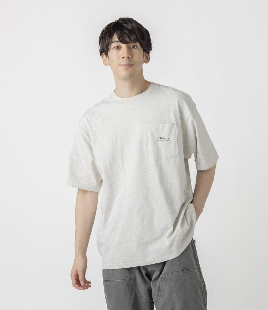 [L.L.Bean] Men's Morrill Short Sleeve Animal Graphic Tee, Size L, Trout, White, CK04209006