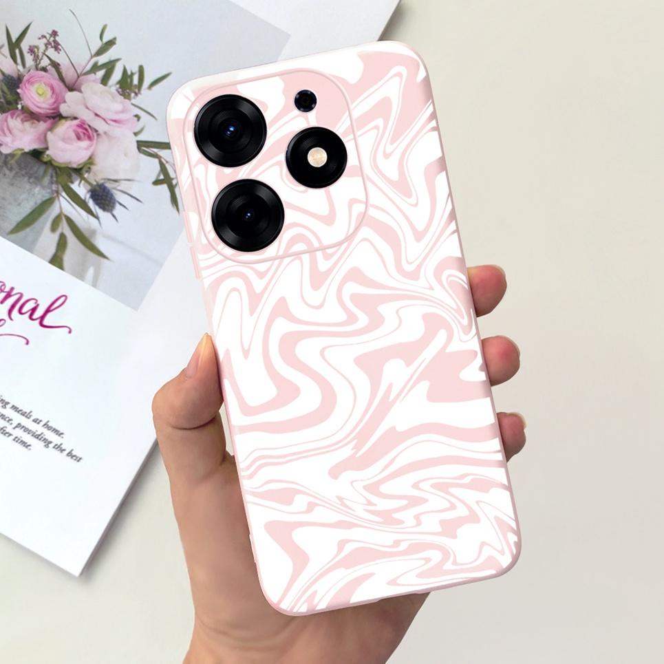For Tecno Spark 10 Pro 10C Spark 9 Pro 9T Spark 8C Spark 7 Phone Case Black Sky Moon Night Stylish Bumper Shell Liquid Silicone