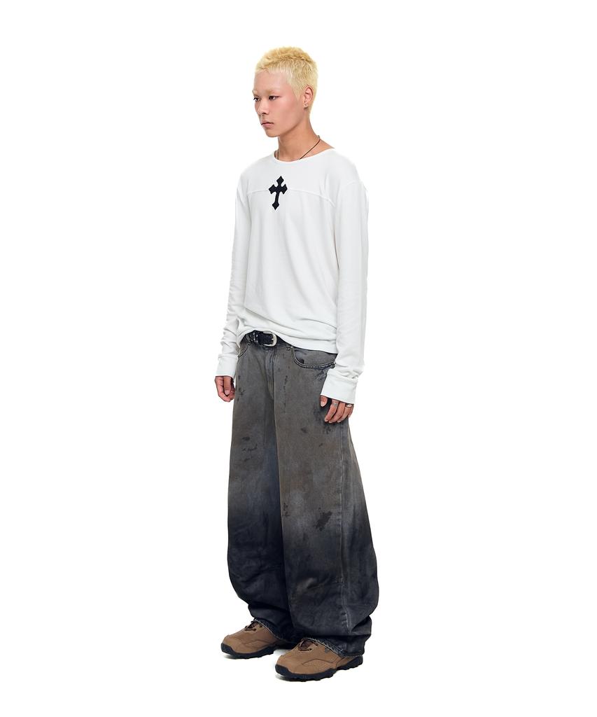 AAKAM Akm Cros2 Long Sleeve (White)
