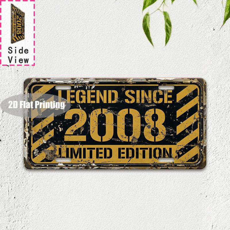Tin Sign Vintage Durable Metal Plaque Wall Decor Home Office Bar Man Cave Craft Room Tokyo City Birth Year License Plate Wa