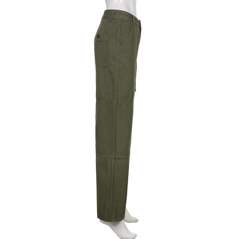 Harajuku Streetwear Oversize Summer High Waist Women's Casual Wide Leg Cargo Pants for Women Baggy Pants Woman Trousers