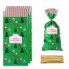 Festive Candy Bags Set of 50pcs Gift Wrapping Bags Storage Pouch Large Capacity Organsier Cace for Christmas Party