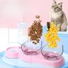 Cat Bowl, Pet Automatic Water Dispenser, Feeder, Double Bowl Integrated Moisture-proof Mouth, Cat and Dog Bowl, Pet Food Utensils