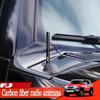 Car Short Antenna, 4.7 Inch Auto Radio Antenna for Toyota FJ CRUISER AM/FM Reception, FJ Replacement Car Antenna with 4 Adapters