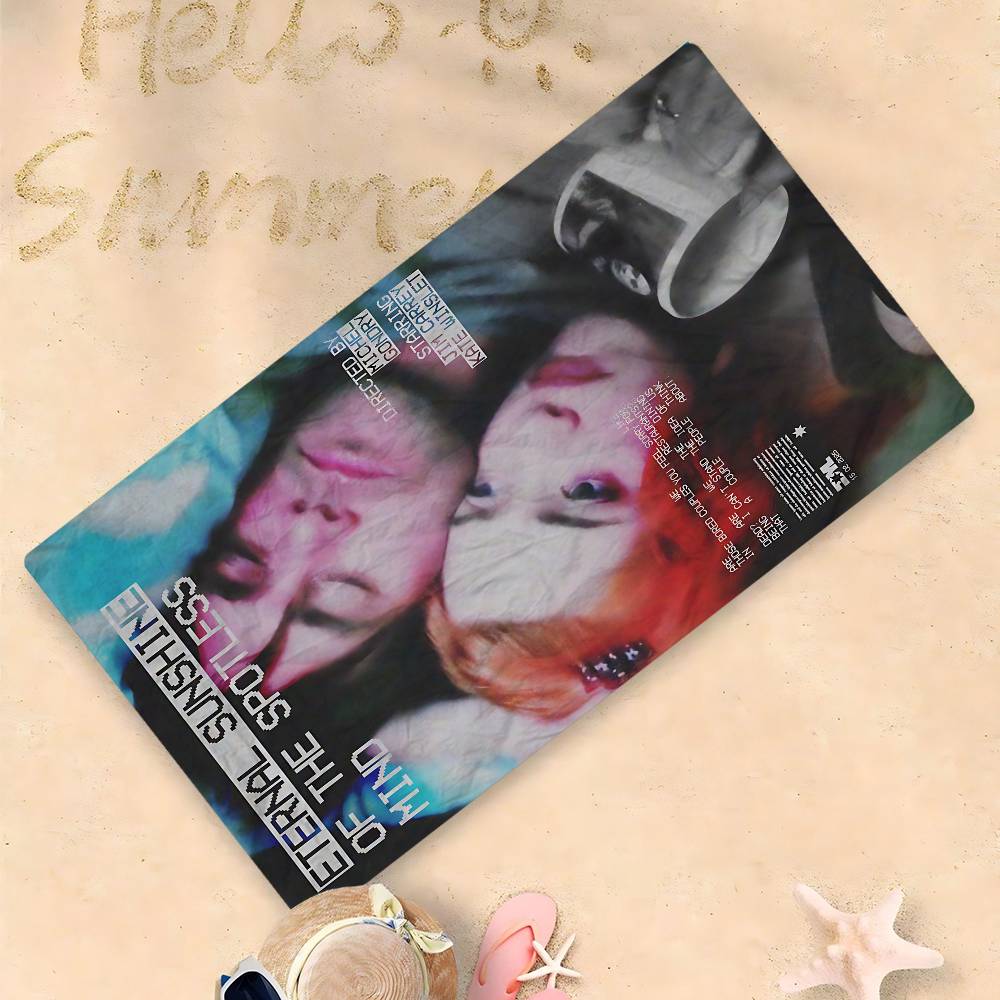 Eternal Sunshine Of The Spotless Mind Movie Bath Towel Microfiber Soft Water Absorbing Breathable For Kids Cartoon Beach Towel