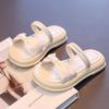 New Summer Children's Slippers Girls Princess Non-slip Soft Sole Flat Slippers Little Girl Shoes Bow Tie Slippers Outdoor I07042