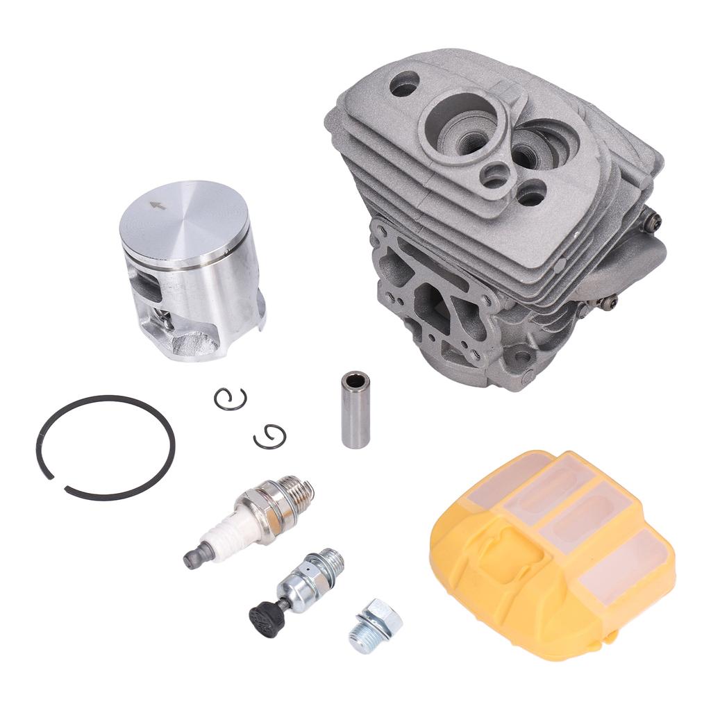 46mm Cylinder Piston Assembly Air Filter Cover Relief Valve Set Fit for Husqvarna 555 560 562 XP