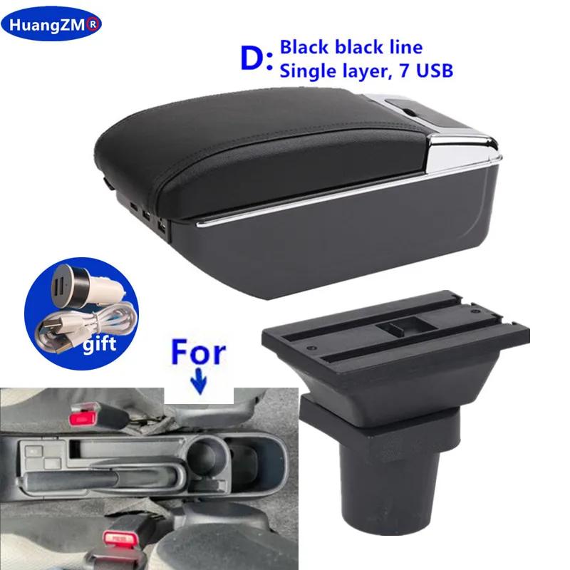 For Toyota Yaris 3 Car Armrest Box For Toyota Hybrid / Yaris Vitz Armrest Box Central Storage box Retrofit Car Accessories