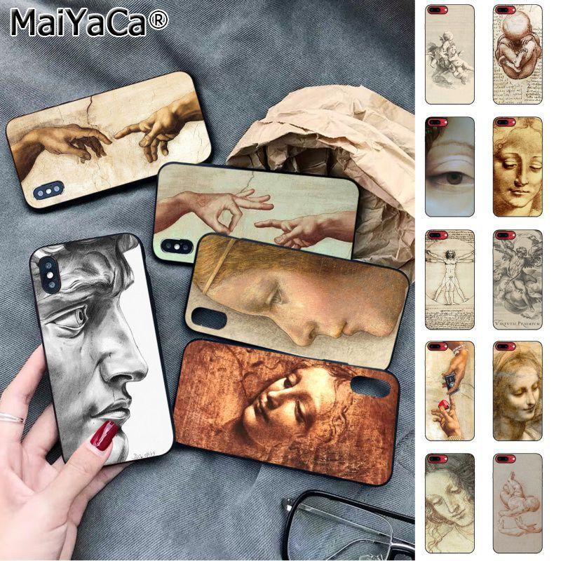 MaiYaCa Italy leonardo da vinci art Phone Cover for Apple iphone 11 pro 8 7 66S Plus X XS MAX 5S SE XR Cases