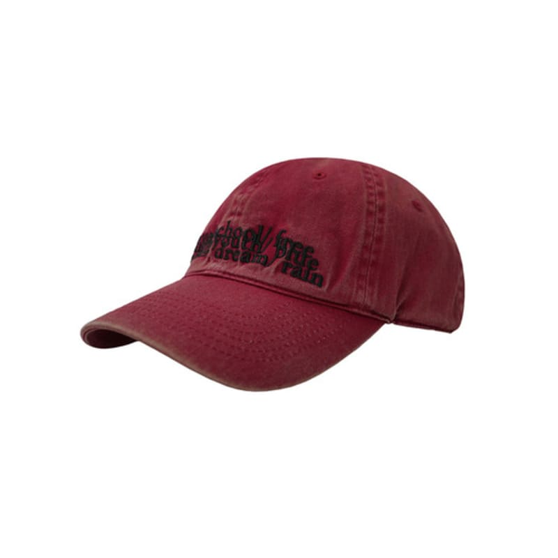 

reheat WASHED YOUTH CAP_RED os
