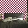 Pink and White Checkerboard Wallpaper for Living Room and Bedroom 50x1000