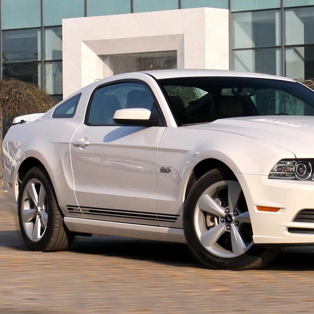 Ford Mustang GT Side Skirt Stripes Car Decal