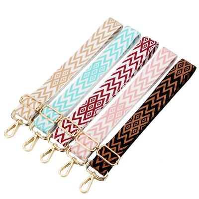 Bunter Taschengurt-Gürtel, Ersatz, breite Handtaschengurte für Umhängetaschen-Zubehör, Nylon-Schultergurt für Taschen