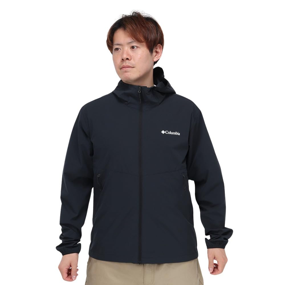 Light Canyon Softshell Jacket PM0373 M Black [Columbia] Men's