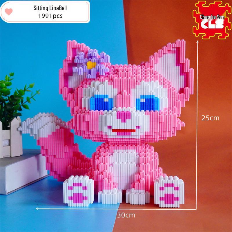 Chaole Sen 2026 Girl Series: Night Market Stall Building Blocks Toy