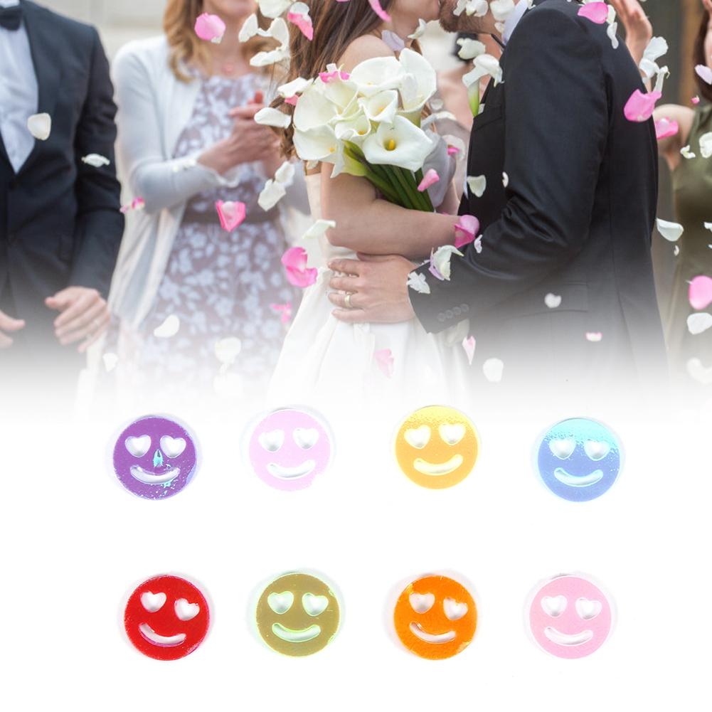 60g/Bag Colorful Sequin Birthday Wedding Party Confetti Nail Decor DIY Material AccessoriesSmiling