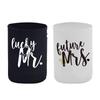 1PC Insulated Cup Cover Beverage Drink Can Cover Can Sleeve Crew Stag Night Party Black White