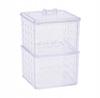 Cosmetics Organizer, Cotton Buds, Transparent, 2 Pcs.