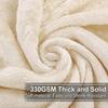 Super-Soft Mid Winter Fleece Double Blanket Cozy Heaven Deluxe Fleece Blanket Ultra-Soft Fluffy & Warm, 228.6 X228.6 CM