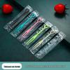 ZISIZ Individually Wrapped Disposable Fruit Forks