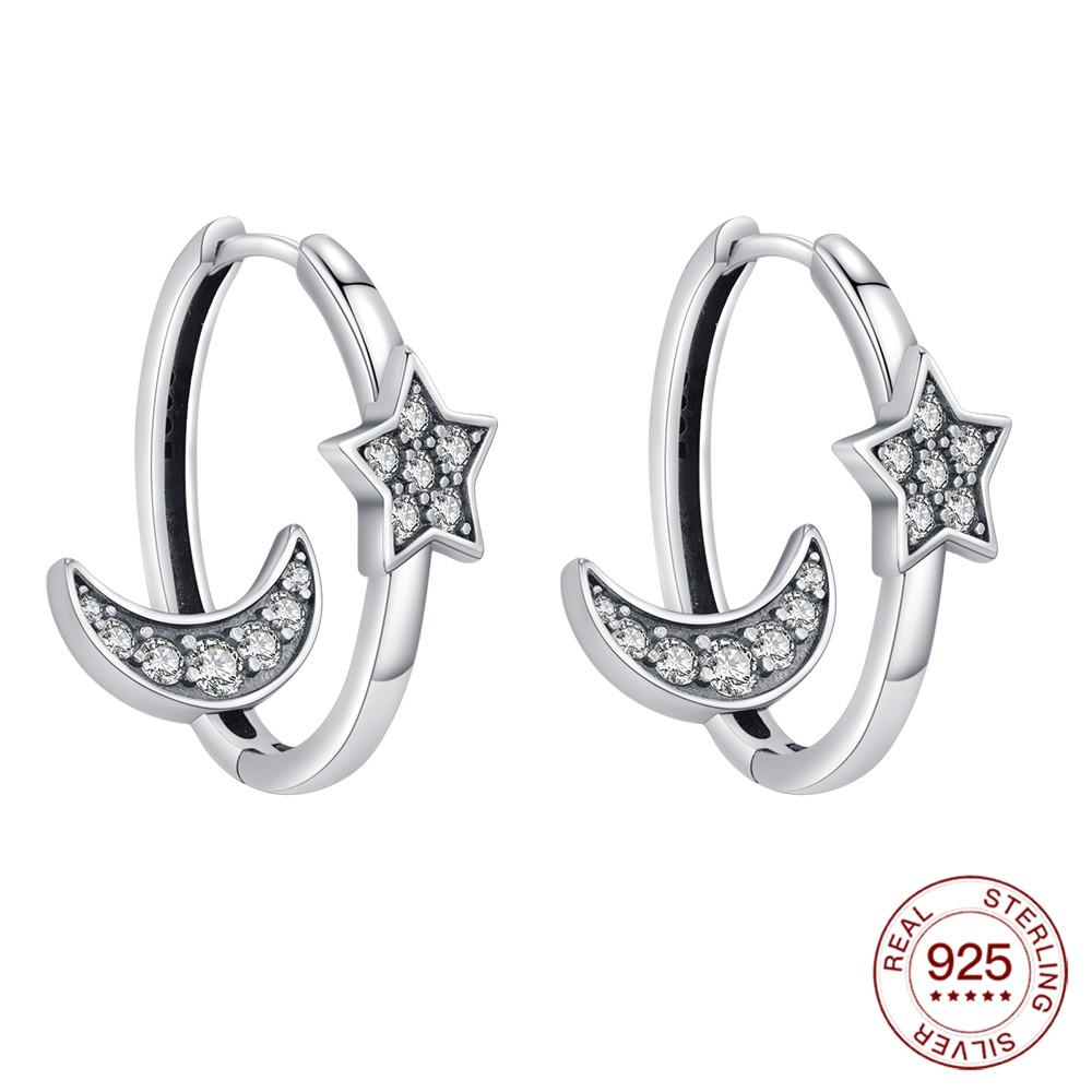 Fashion Simple Hollow Cute Cat Stud Earrings Women's 925 Silver Hypoallergenic Earrings Teen Girls Jewelry Gifts