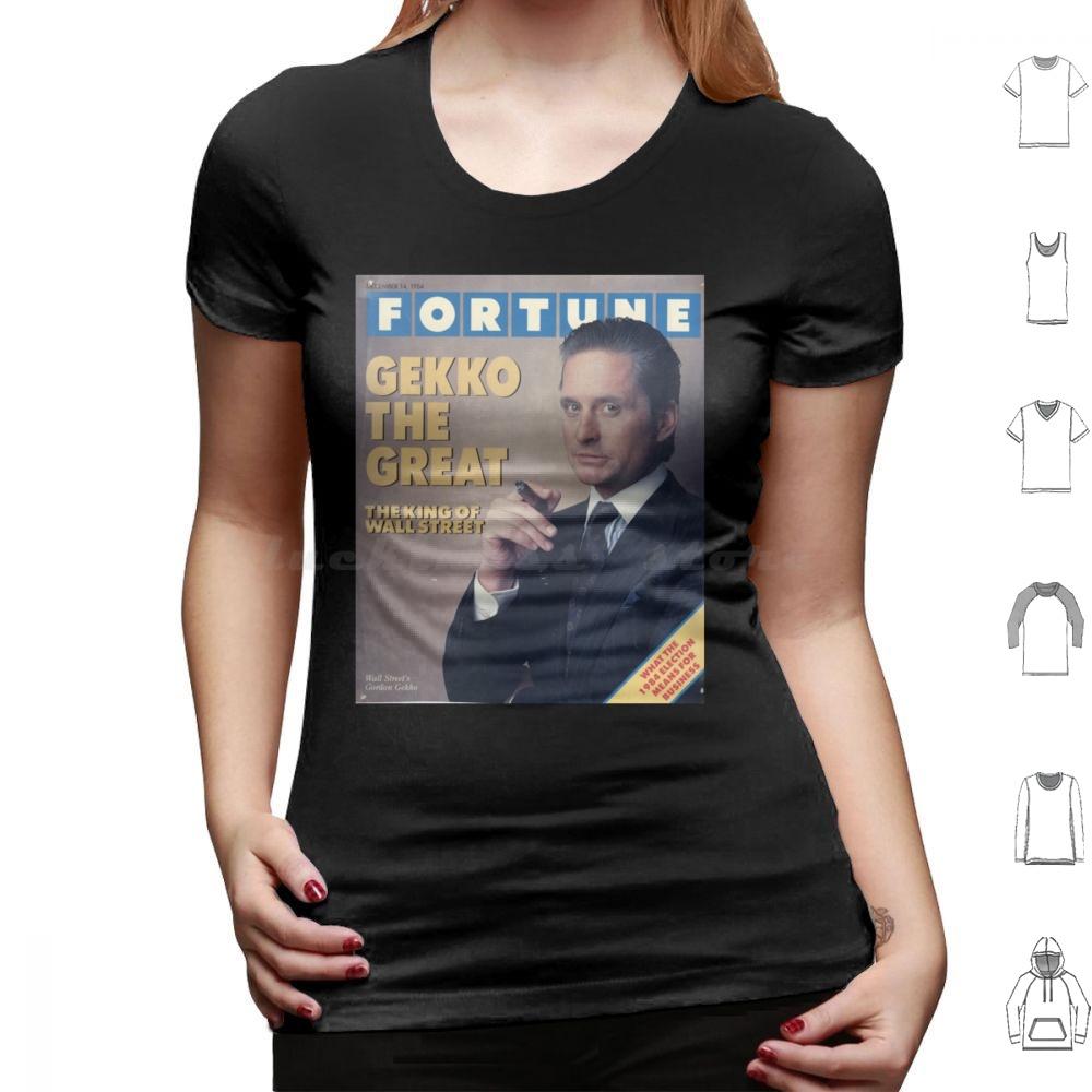 Gordon Gekko Fortune Magazine T Shirt Big Size 100 Cotton Gordon Gekko Gekko Fortune Wall Street Michael Douglas Finance