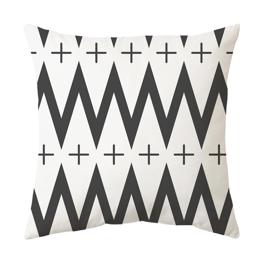 Față de pernă decorativă imprimată galben pentru casă, mașină, canapea