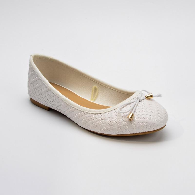 

Size 41 Xiaoxiangfeng single shoes, shallow mouth women s soft soles, not tired feet, mother shoes, white flat-soled Doudou shoes. 41 білий